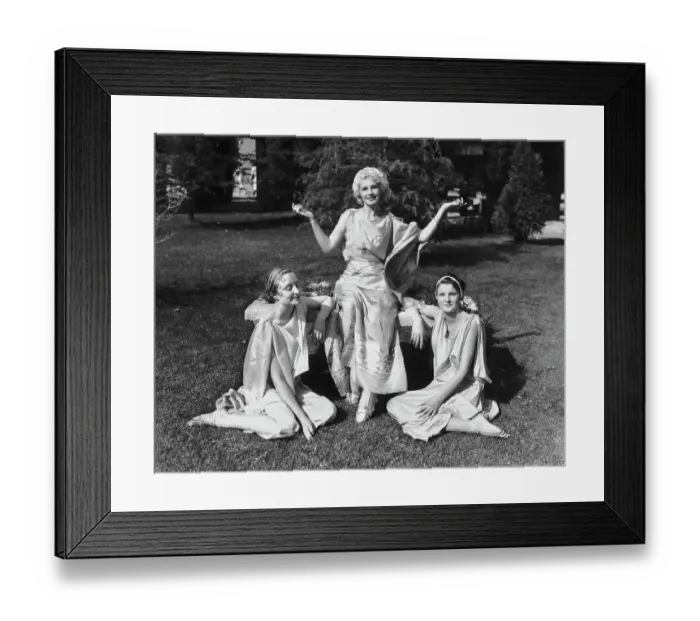 Framed Print : Vestal Virgins Ceremony - 1932 Olympics