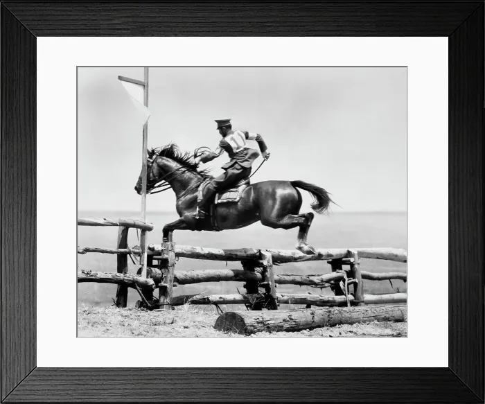 Framed Print : Capt. Morishige Yamamoto Steeplechase - 1932 Olympics