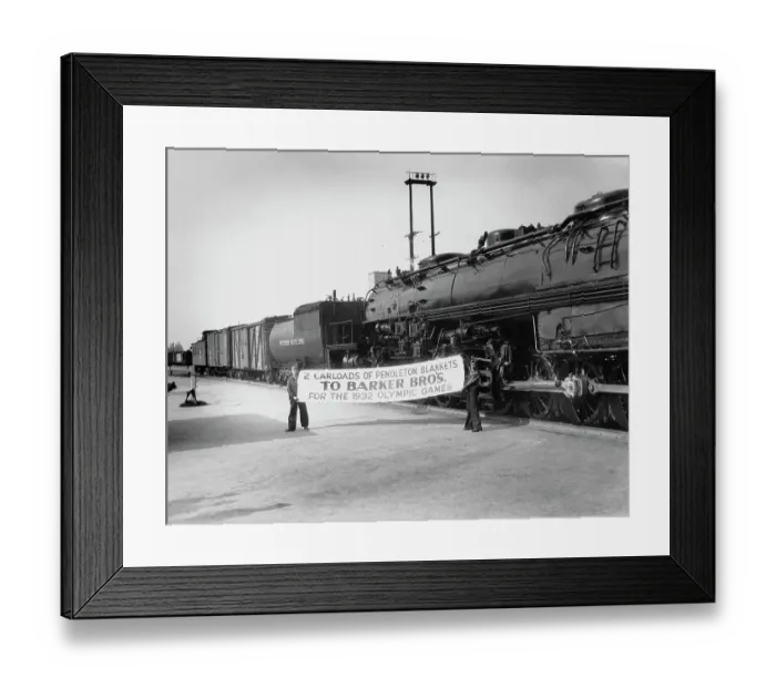 Framed Print : Goods Delivery - 1932 Olympics Framed Print : Goods Delivery - 1932 Olympics