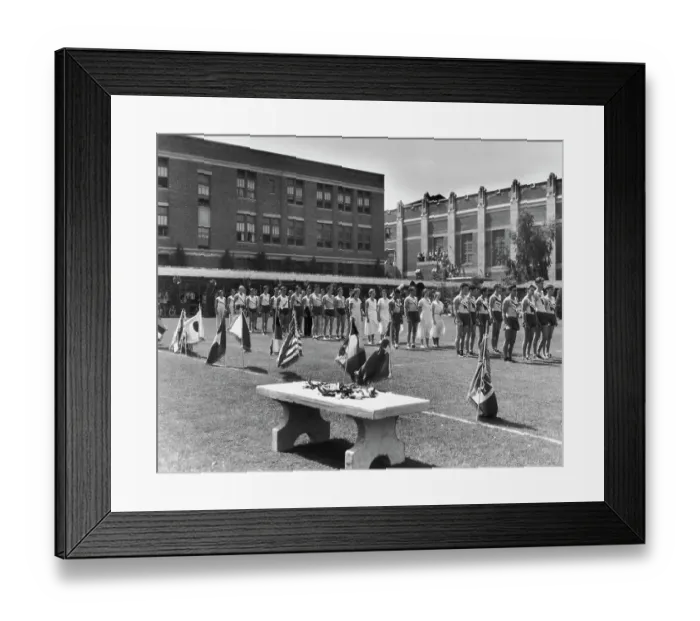 Framed Print : George Washington High School - 1932 Olympics Framed Print : George Washington High School - 1932 Olympics