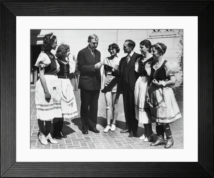 Framed Print : John C. Porter With Hungarian Dancers