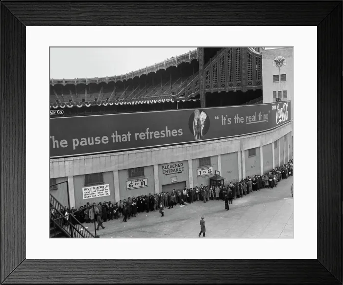Framed Print : Yankee Stadium - 1943 World Series Framed Print : Yankee Stadium - 1943 World Series
