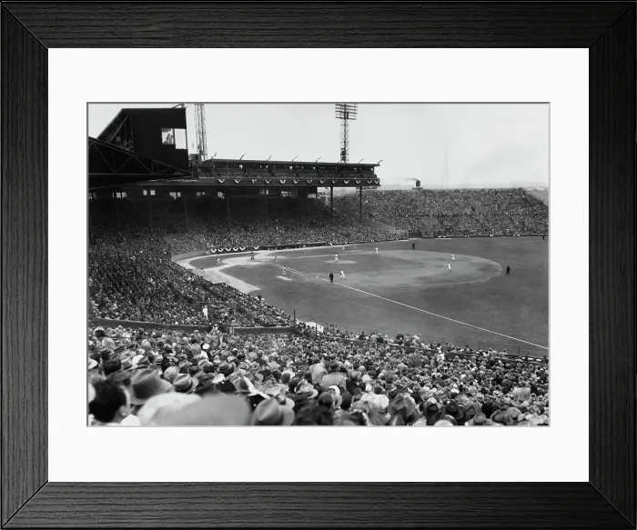 Framed Print : Boston Braves Vs Cleveland Indians-Baseball World Series 1948 Framed Print : Boston Braves Vs Cleveland Indians-Baseball World Series 1948