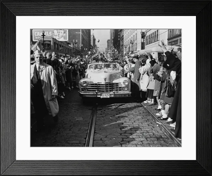 Framed Print : Champion Parade-Baseball World Series 1948 Framed Print : Champion Parade-Baseball World Series 1948