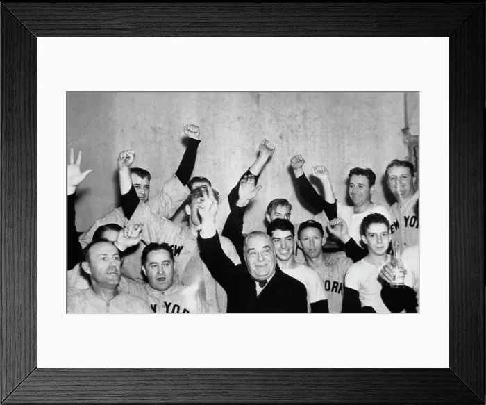Framed Print : New York Yankees Celebrate Against Giants Framed Print : New York Yankees Celebrate Against Giants