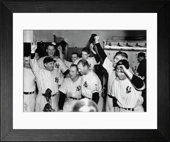 Framed Print : New York Yankees Celebrate Win - 1938 World Series Framed Print : New York Yankees Celebrate Win - 1938 World Series