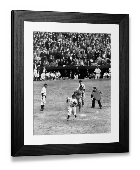 Framed Print : Crosetti, Cooper And Gordon - 1943 World Series