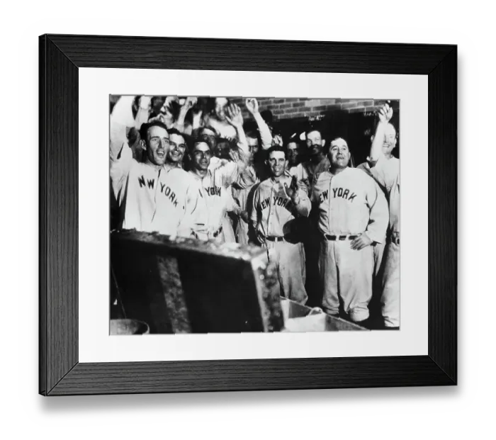 Framed Print : New York Yankees Defeat Cleveland Indians Framed Print : New York Yankees Defeat Cleveland Indians