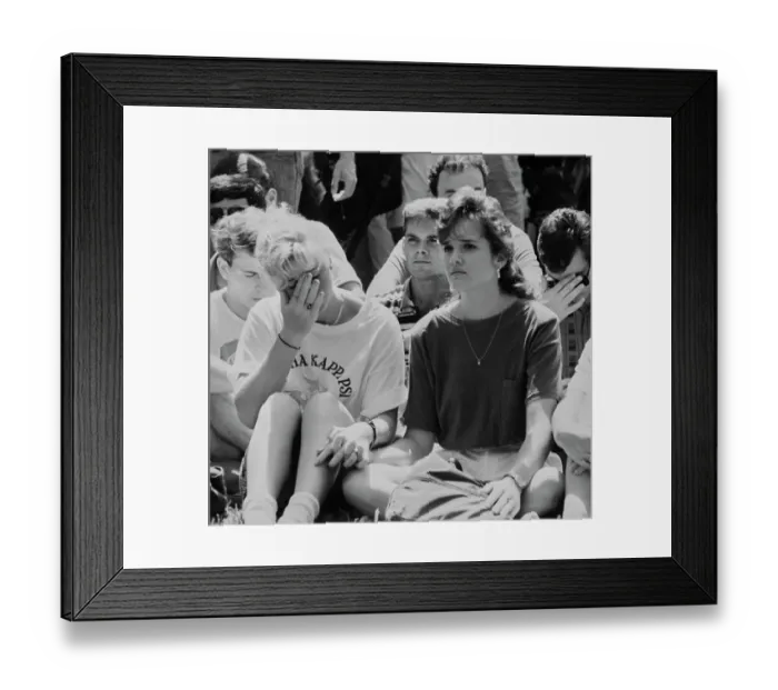 Framed Print : Prayer Service For Murdered Students Framed Print : Prayer Service For Murdered Students