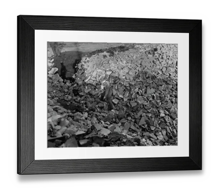 Framed Print : Scrapyard Location Of Torso Killer Victim Framed Print : Scrapyard Location Of Torso Killer Victim