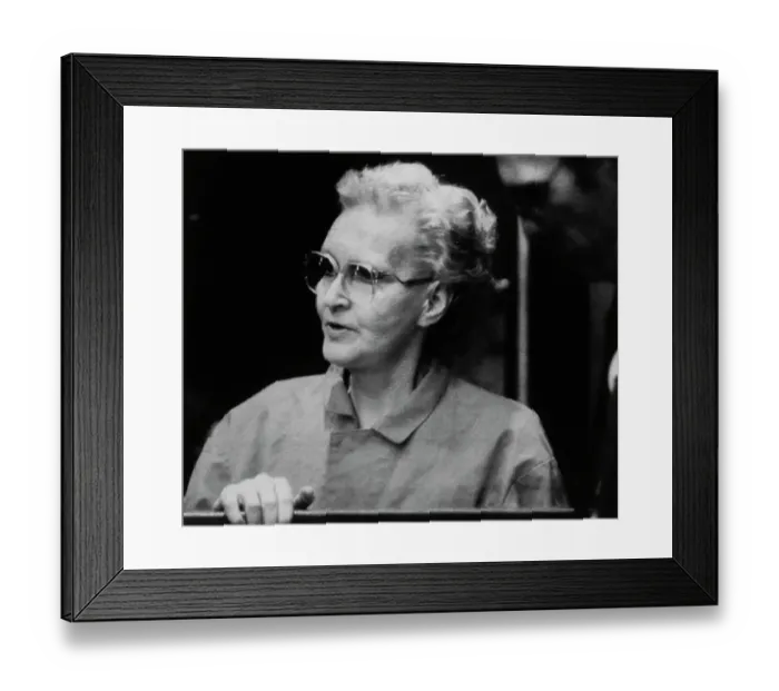 Framed Print : Serial Killer Dorothea Puente