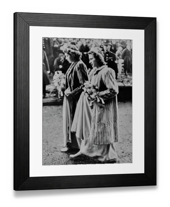 Framed Print : Princesses Attending Wedding Framed Print : Princesses Attending Wedding
