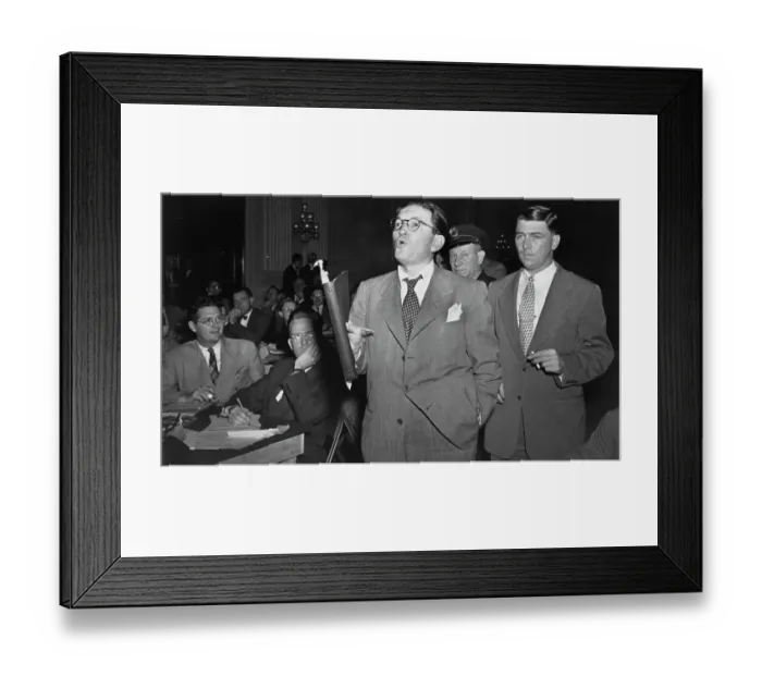 Framed Print : Charles J Katz Removed From Hearing Framed Print : Charles J Katz Removed From Hearing