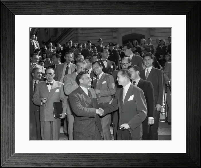 Framed Print : John Howard Lawson And Bartley Crum Framed Print : John Howard Lawson And Bartley Crum
