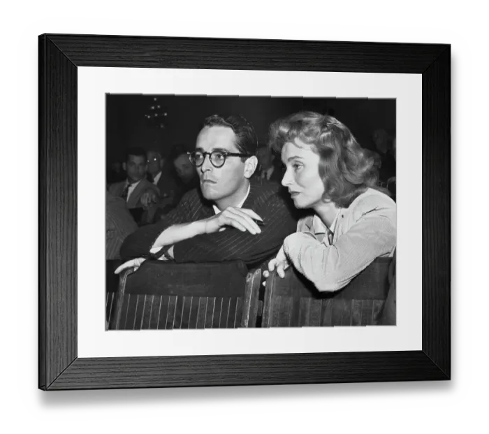 Framed Print : Ring Lardner And Frances Chaney Framed Print : Ring Lardner And Frances Chaney