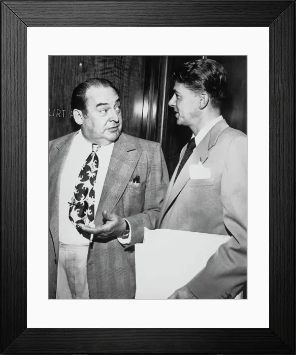 Framed Print : Edward Arnold And Ronald Reagan Framed Print : Edward Arnold And Ronald Reagan