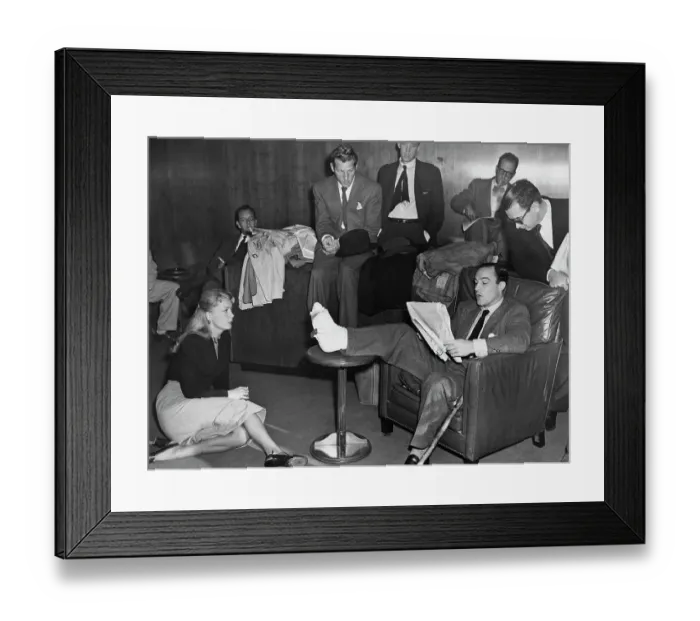 Framed Print : Hollywood Protestors Leave Capital