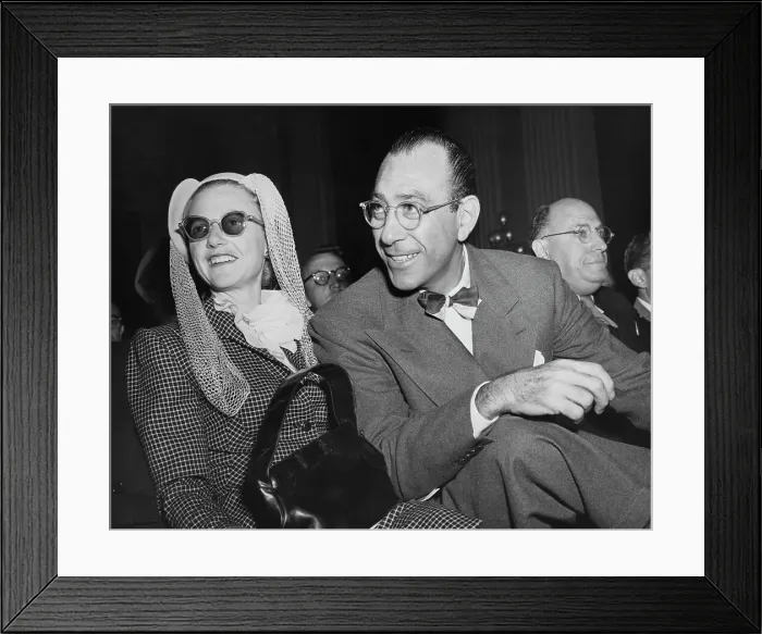 Framed Print : Herbert Biberman At HUAC Hearing