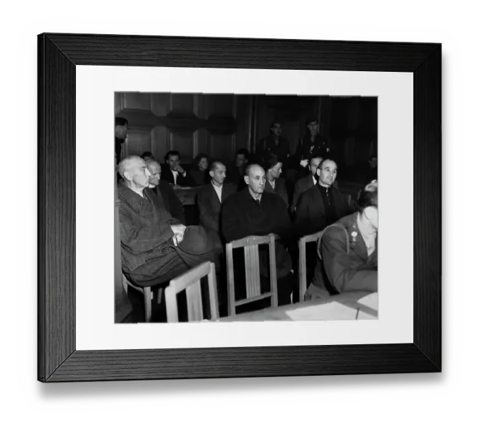 Framed Print : Hadamar Mass Atrocity Trial