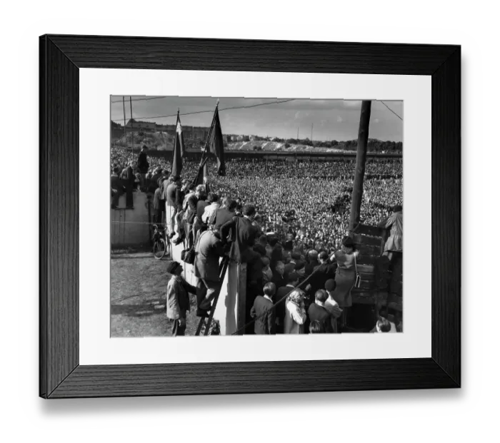 Framed Print : Germans Protest Against Berlin Blockade Framed Print : Germans Protest Against Berlin Blockade