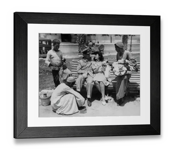 Framed Print : Newlyweds In Cairo, 1943 Framed Print : Newlyweds In Cairo, 1943