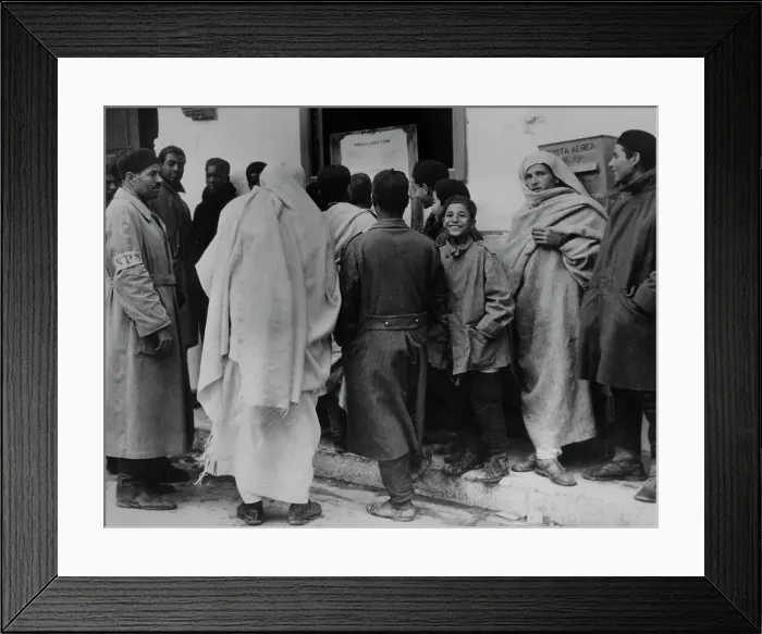Framed Print : Proclamation In Benghazi, 1941 Framed Print : Proclamation In Benghazi, 1941