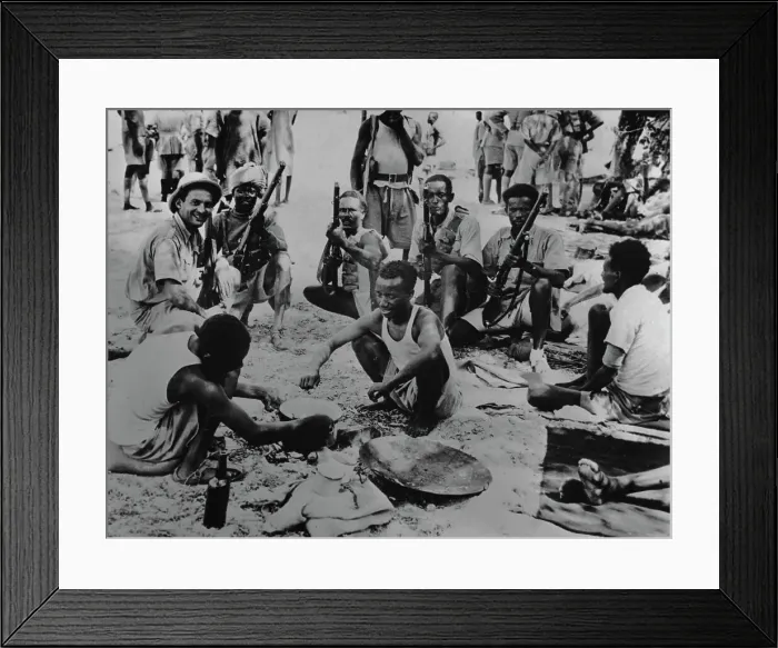 Framed Print : Ethiopian Soldiers, 1941 Framed Print : Ethiopian Soldiers, 1941