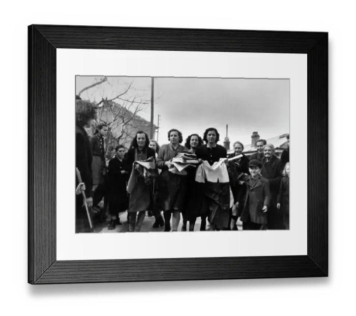 Framed Print : Textile Workers Protest Framed Print : Textile Workers Protest