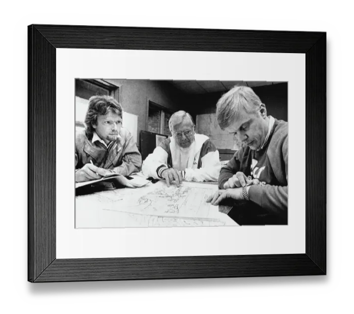 Framed Print : The Crew Of The Virgin Atlantic Flyer Framed Print : The Crew Of The Virgin Atlantic Flyer