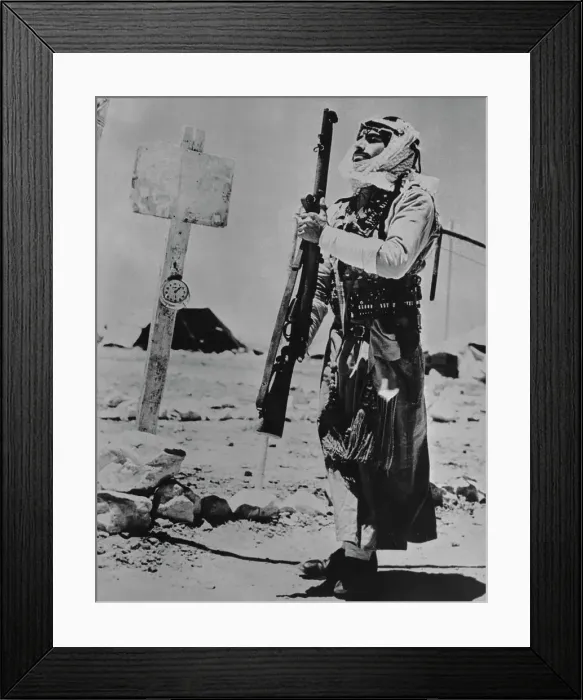Framed Print : Arab Legion Sentry With Alarm Clock Framed Print : Arab Legion Sentry With Alarm Clock