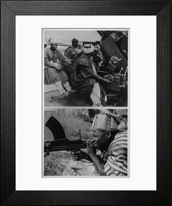 Framed Print : African Chieftains, World War II Framed Print : African Chieftains, World War II