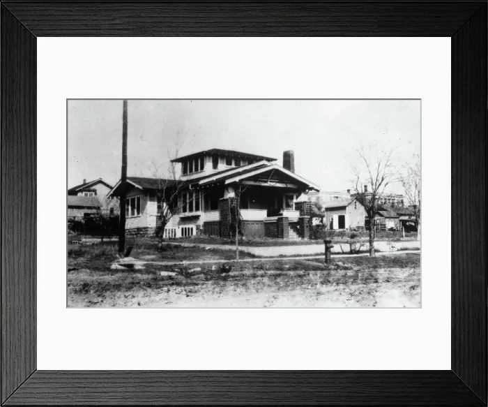 Framed Print : Home of W.E. Smith