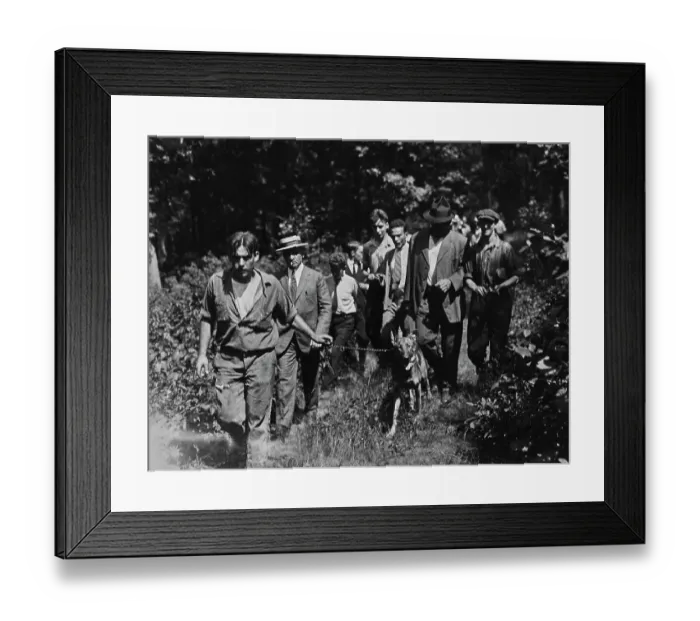 Framed Print : Police With Search Dog Framed Print : Police With Search Dog