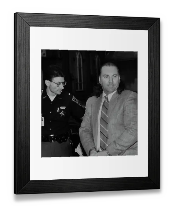 Framed Print : Cult Leader Jeffrey Lundgren Framed Print : Cult Leader Jeffrey Lundgren