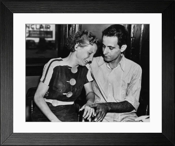 Framed Print : Parents Of Kidnapped Baby Framed Print : Parents Of Kidnapped Baby