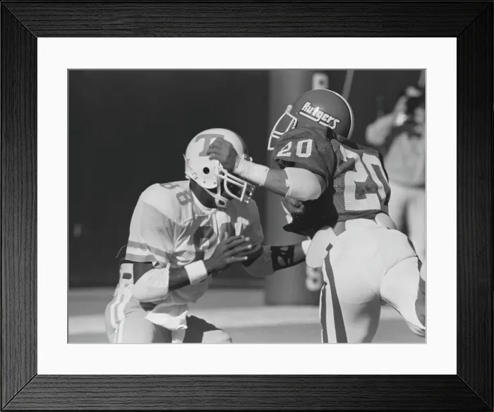 Framed Print : Rutgers v Tennessee Action Framed Print : Rutgers v Tennessee Action