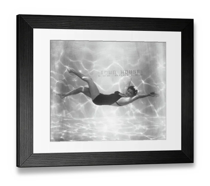 Framed Print : Esther Williams Swims At Town House Framed Print : Esther Williams Swims At Town House