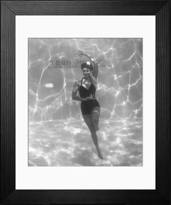 Framed Print : Esther Williams Swims At Town House Framed Print : Esther Williams Swims At Town House