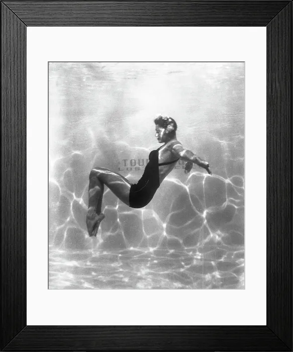 Framed Print : Esther Williams Swims At Town House Framed Print : Esther Williams Swims At Town House