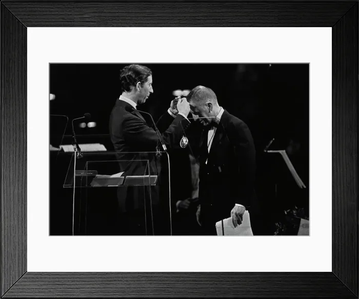 Framed Print : Prince Charles Presenting Award To Ross Perot Framed Print : Prince Charles Presenting Award To Ross Perot