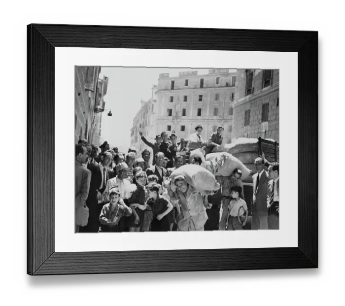 Framed Print : Flour Delivery In Rome Framed Print : Flour Delivery In Rome