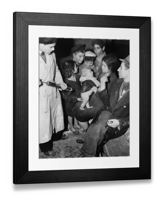 Framed Print : Typhus Control In Naples, 1944 Framed Print : Typhus Control In Naples, 1944