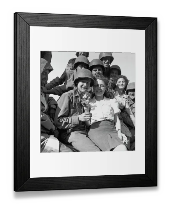 Framed Print : American Troops In Rome Framed Print : American Troops In Rome
