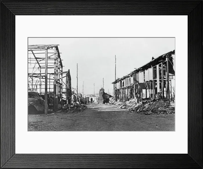 Framed Print : Ruins In Tobruk, Libya, 1942 Framed Print : Ruins In Tobruk, Libya, 1942