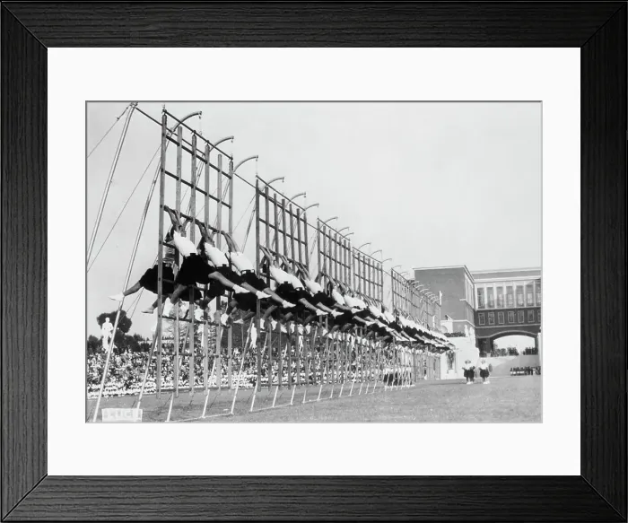 Framed Print : Balilla Gymnastics Event Framed Print : Balilla Gymnastics Event