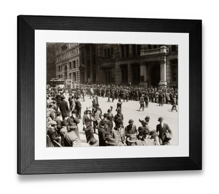 Framed Print : IWW Rally On Broadway Framed Print : IWW Rally On Broadway