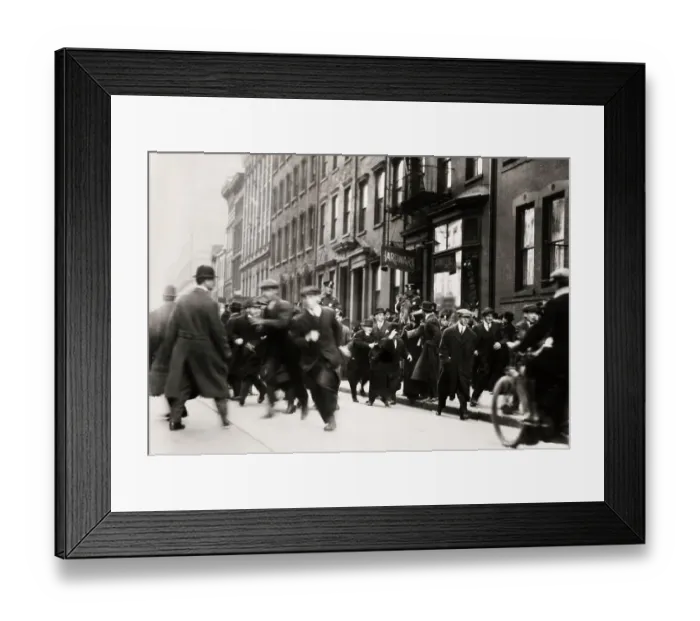 Framed Print : Police Disperse IWW Meeting Framed Print : Police Disperse IWW Meeting