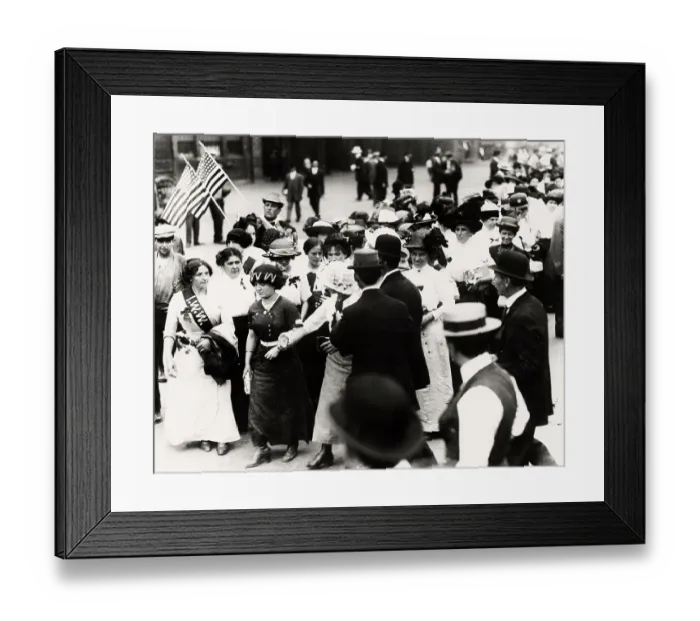 Framed Print : Women's Protest Ahead Of Paterson Pageant Framed Print : Women's Protest Ahead Of Paterson Pageant