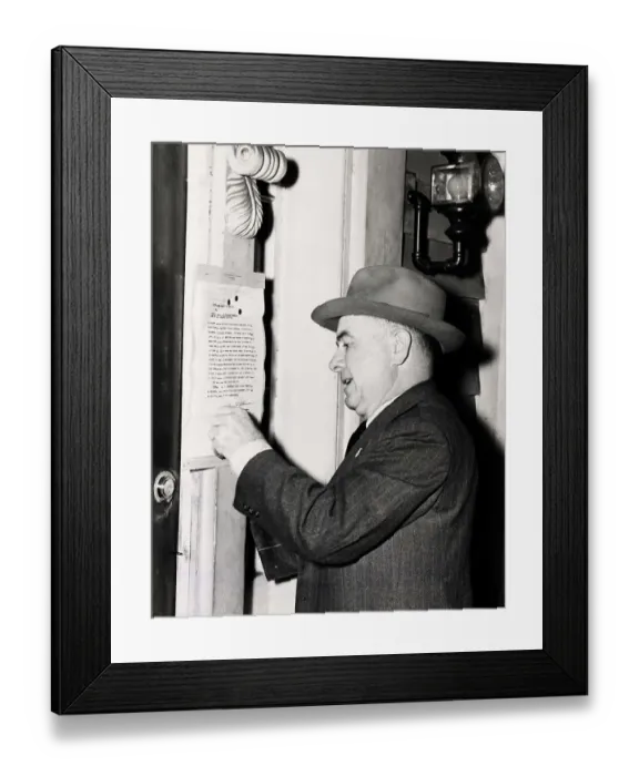 Framed Print : Court Summons for Union Chief Framed Print : Court Summons for Union Chief