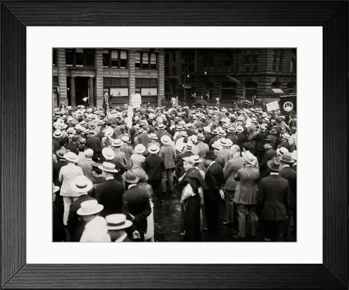 Framed Print : IWW Rally In Union Square Framed Print : IWW Rally In Union Square